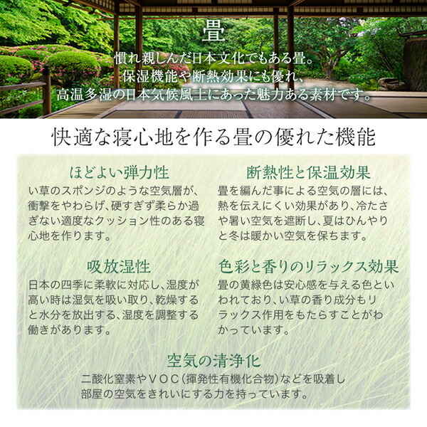 お客様組立 くつろぎの和空間をつくる日本製大容量収納ガス圧式跳ね上げ畳ベッド 国産畳 セミダブル 深さグランド_画像5