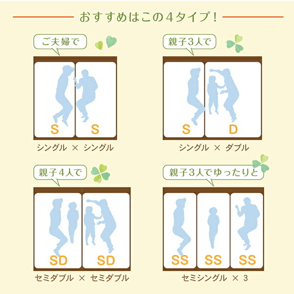 棚・コンセント・ライト付き大型モダンフロア連結ベッド ベッドフレームのみ クイーン(SS×2) 組立設置付_画像5