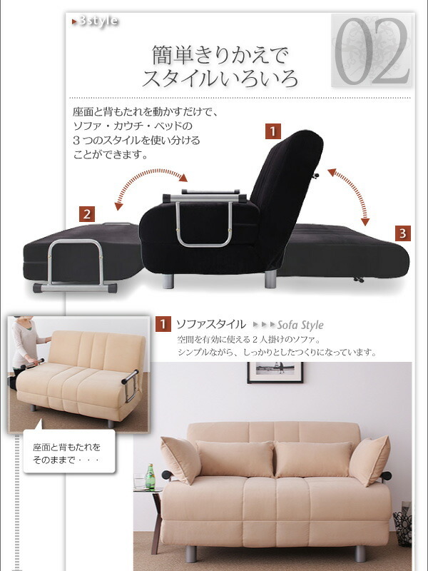  couch sofa bed 2P