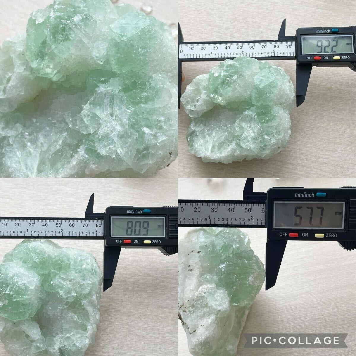 フローライト&水晶クラスター 共生鉱物 鑑賞石 石 置物 フローライト&水晶クラスター 共生鉱物 鑑賞石 石 置物
