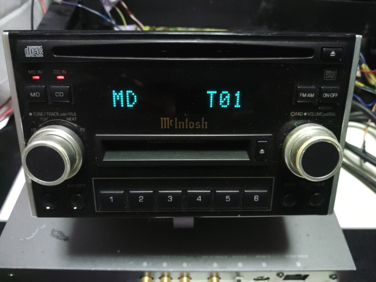 McIntosh PF-40251-C CD MD デッキ プレイヤー レガシィ カーオーディオ マッキントッシュ スバル LEGACY レガシーの画像2