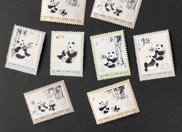 　中国切手　オオパンダ　6種完　2セット　12枚　1973年.1.15発行　革14　長期保管品　未使用品　（6227）_画像3