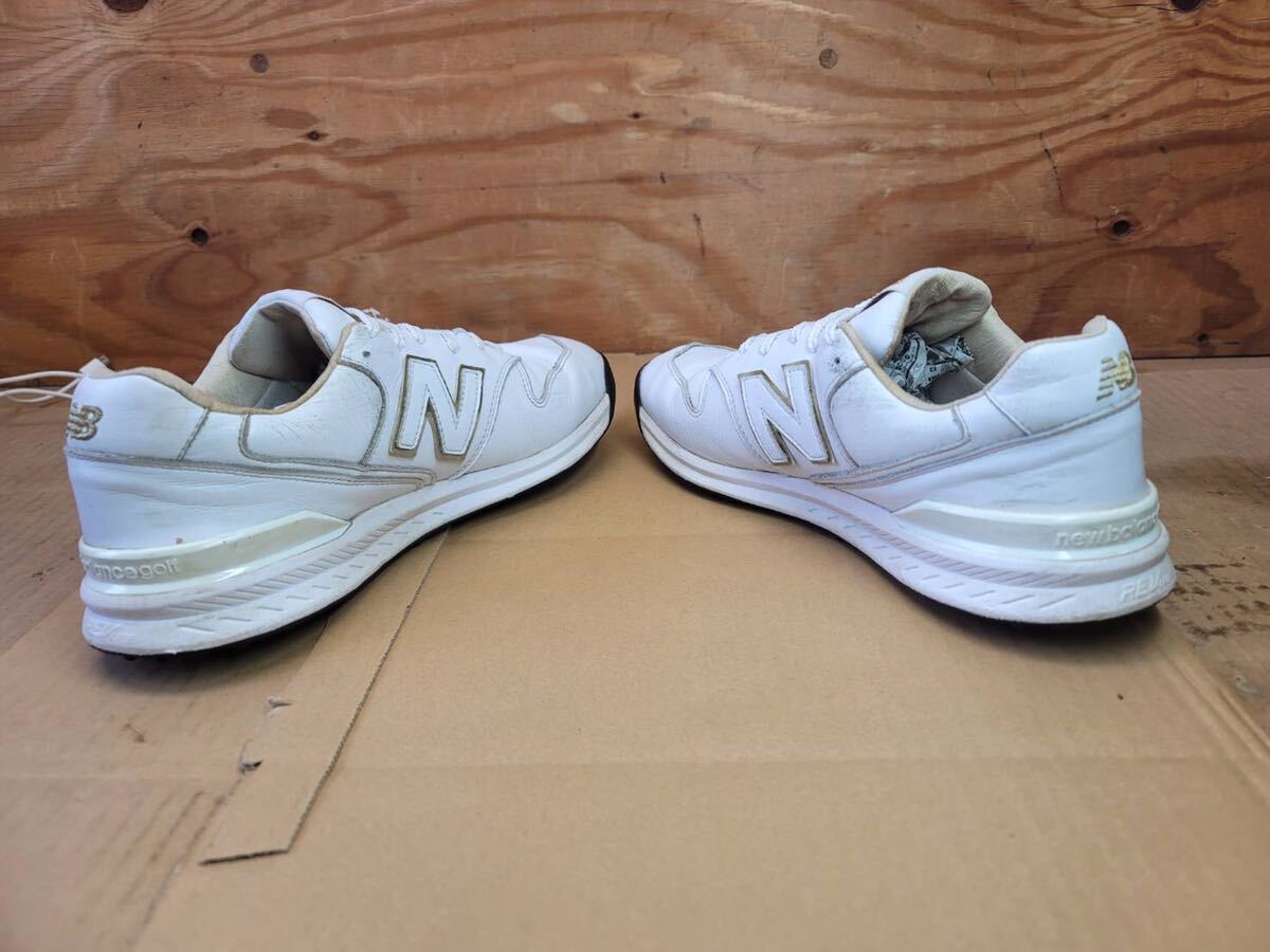 ニューバランス new balance UGSL996? ホワイト 26.5cm スパイクレスシューズの画像4