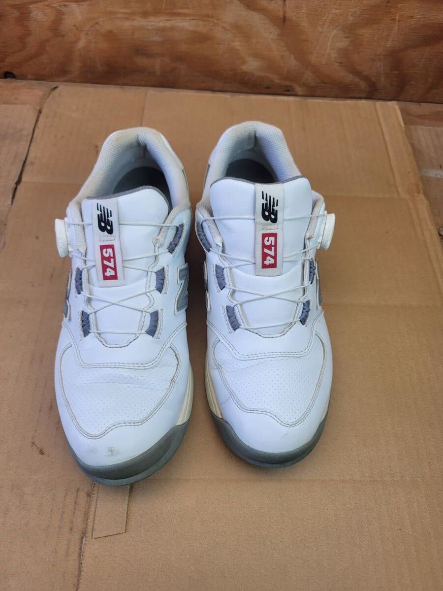 NEW BALANCE( New balance ) golf shoes men's SIZE 26.5cm white UGBS574C