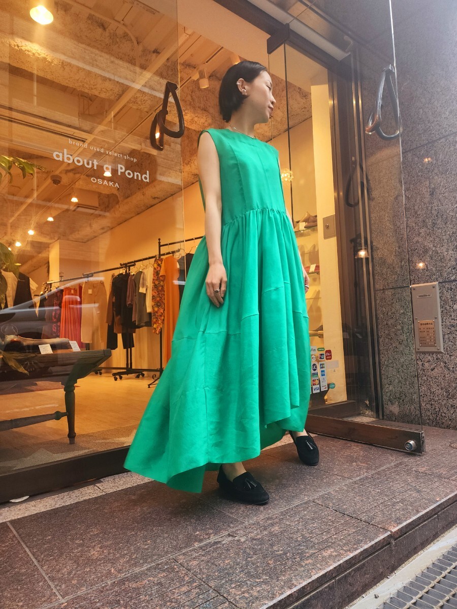 BLAMINKbla норка 23SS бур nji-gya The - One-piece / платье Kelly 36 новый товар pechi пальто ( Cami One-piece ) есть Drawer обычная цена 22 десять тысяч иен 