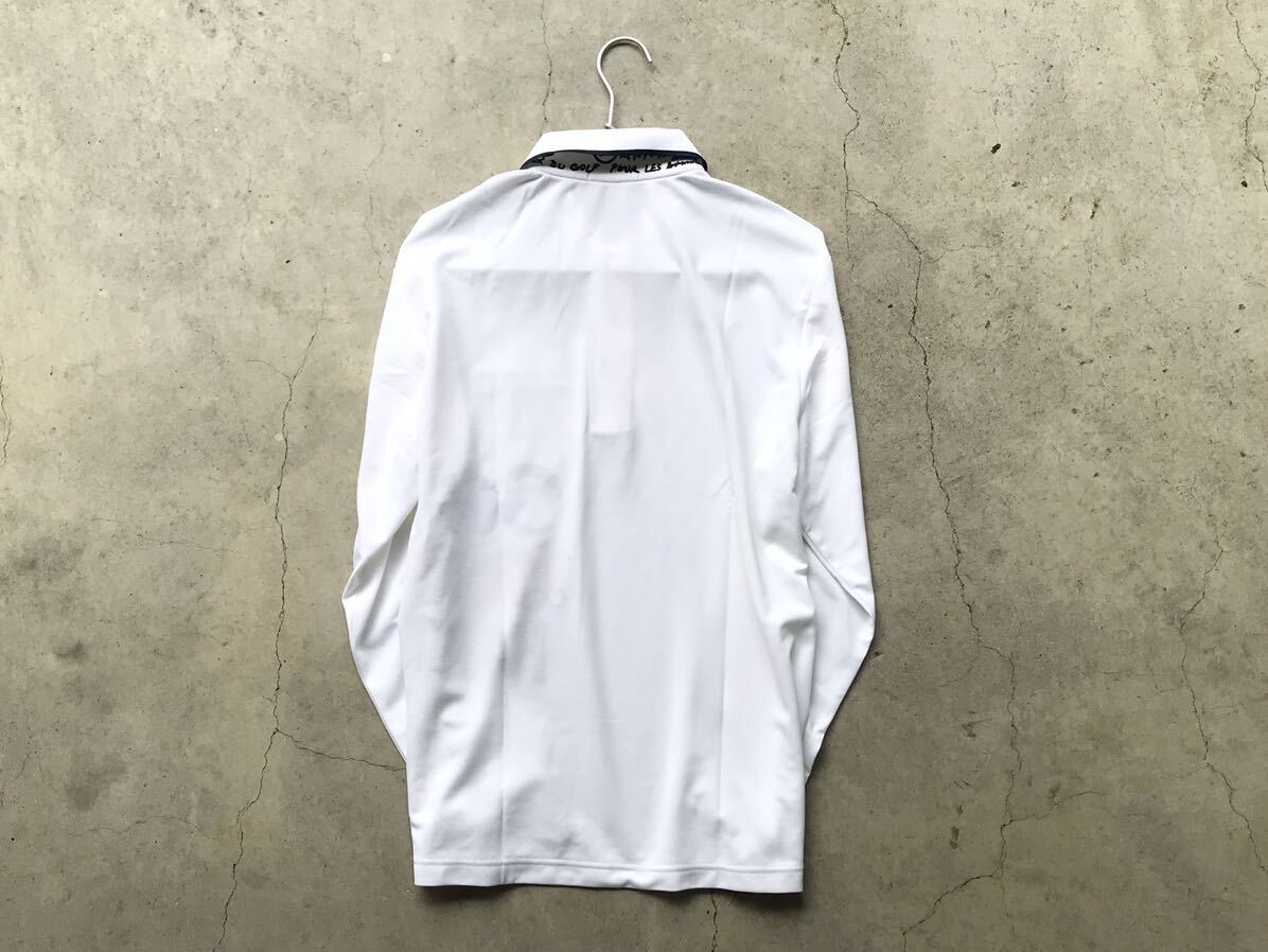  beautiful goods CASTELBAJAC. sweat speed . polo-shirt with long sleeves 48 Castelbajac men's house . Golf white white 