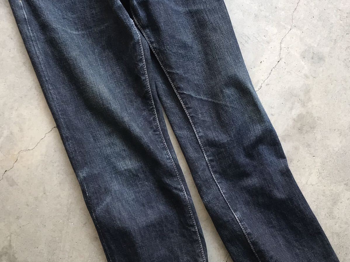 MOMOTARO JEANS 出陣 デニムパンツ W31 L35 桃太郎ジーンズ メンズ セルビッチデニム 赤耳 インディゴの画像9