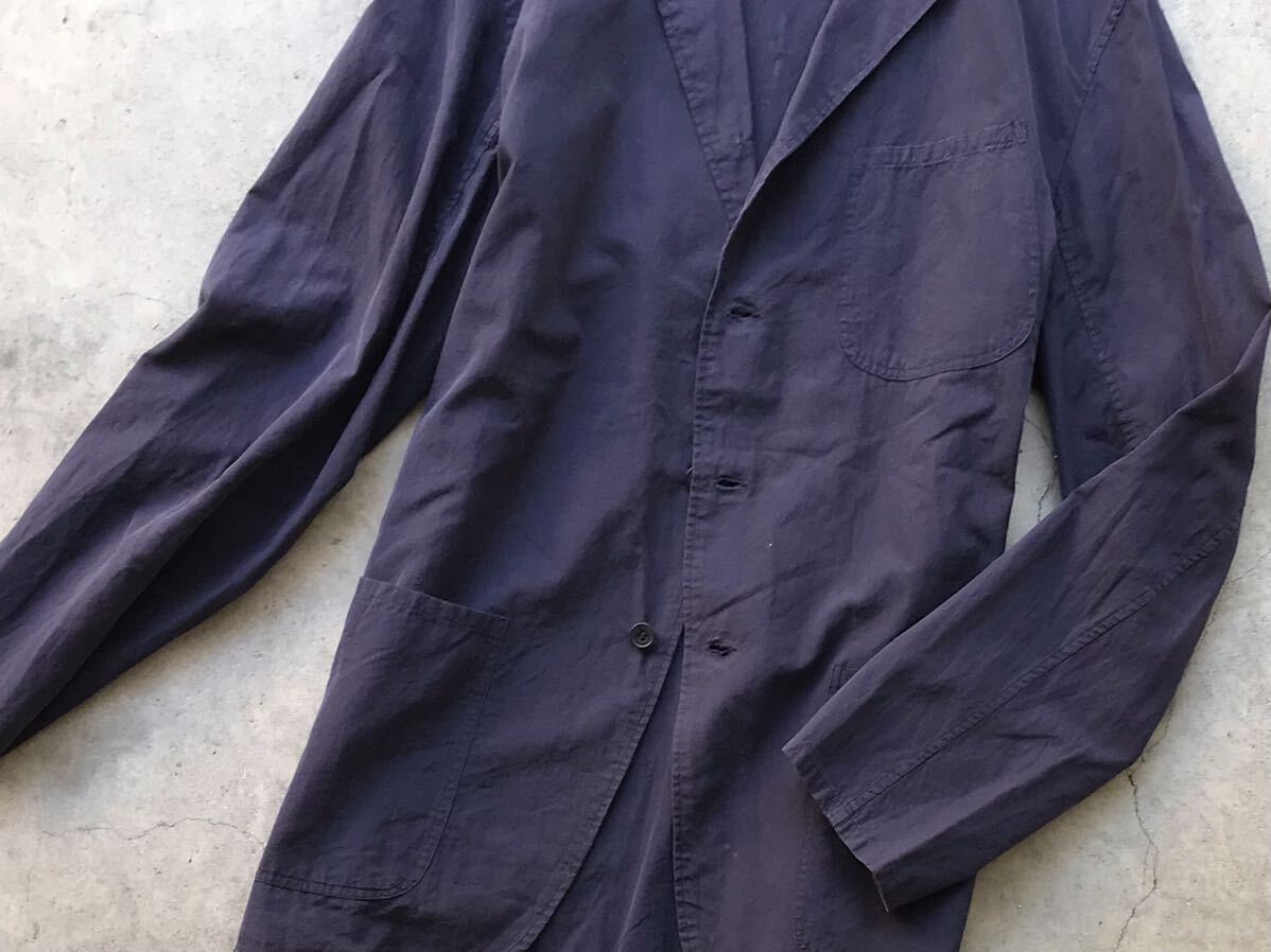 COMOLI シャツジャケット 1 コモリ メンズ ブルゾン ブレザー テーラードジャケット 長袖 紺 ネイビーの画像10