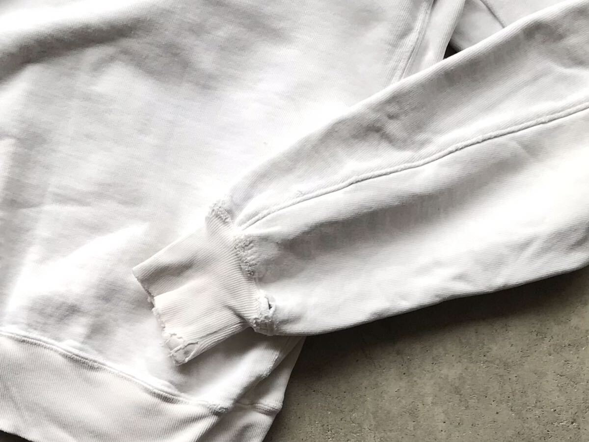 REMI RELIEF 吊り裏毛 スウェットシャツ M レミレリーフ メンズ トレーナー セーター パーカー 白 ホワイトの画像10