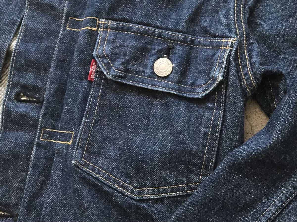 1993年製 Levi's 507XX 2nd Gジャン 36 メンズ 71507-XX セカンド BigE ビッグE 復刻 赤耳 デニム ジャケット vintage ビンテージ 大戦の画像7