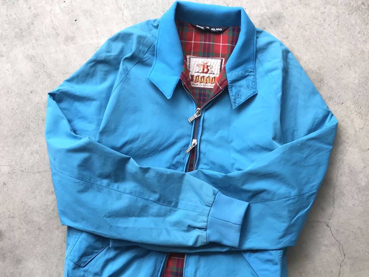  Британия производства BARACUTA G-9 куртка от дождя 38 роза Koo ta мужской блузон - Lynn тонн жакет 