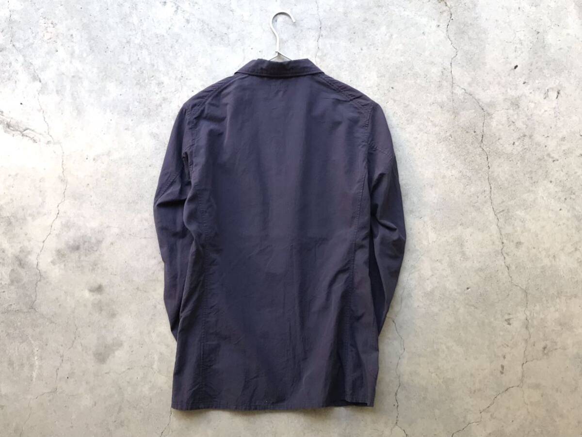 COMOLI シャツジャケット 1 コモリ メンズ ブルゾン ブレザー テーラードジャケット 長袖 紺 ネイビーの画像3