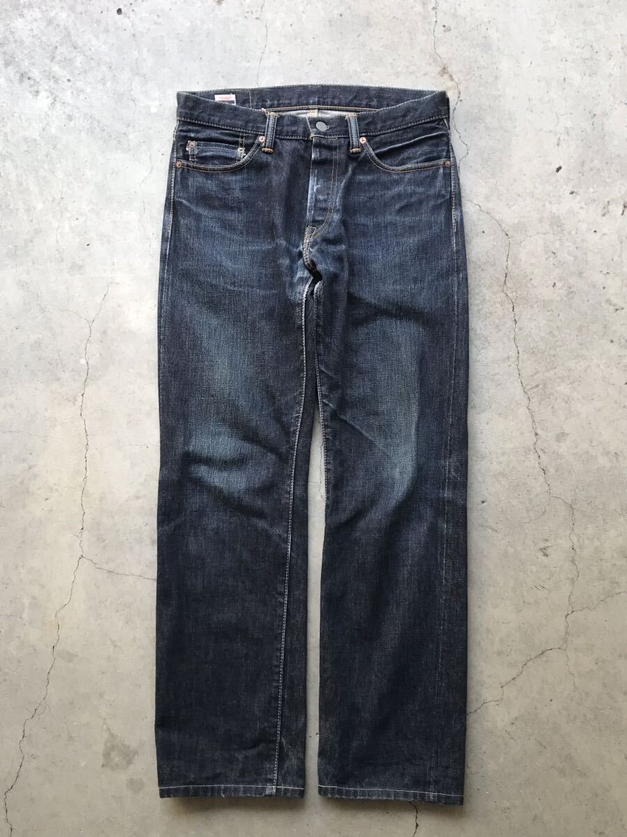 MOMOTARO JEANS 出陣 デニムパンツ W31 L35 桃太郎ジーンズ メンズ セルビッチデニム 赤耳 インディゴの画像3