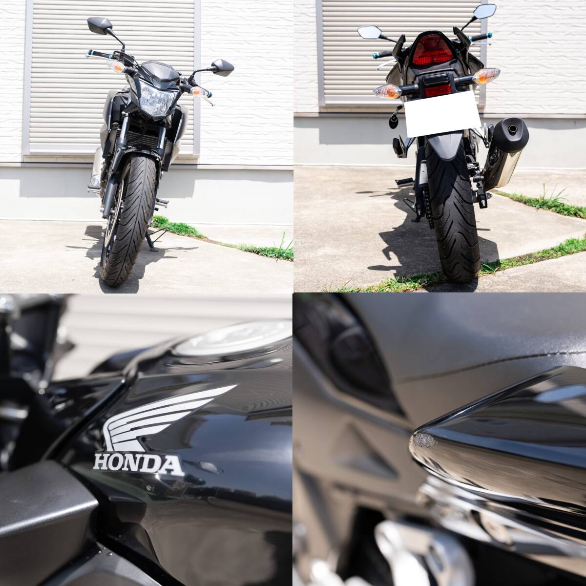 HONDA ホンダ CB250F 中型バイク 2018年式 ブラック 249cc セルフスターター デジタルメーター スロットルカスタム_画像9