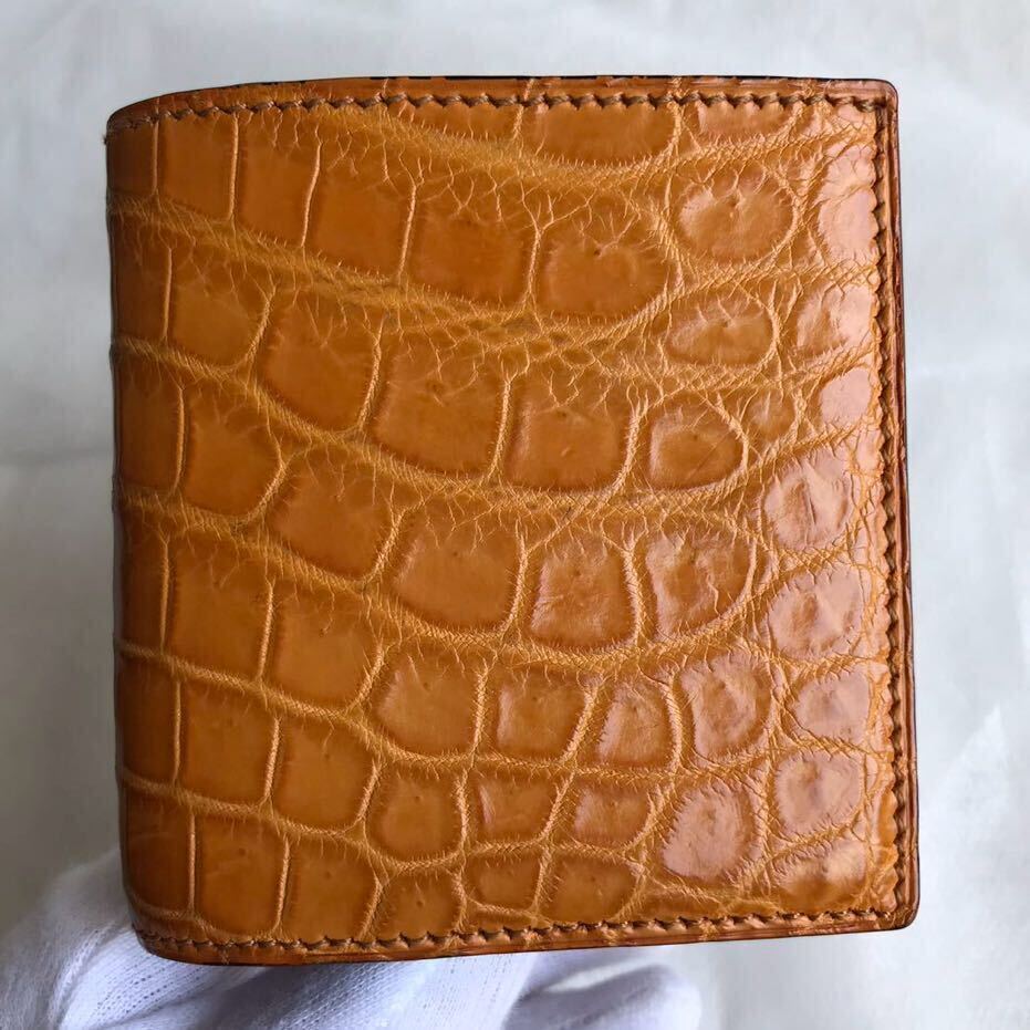 万双 クロコダイル ミニ財布 ワニ革 エキゾチックレザー 万双 クロコダイル ミニ財布 ワニ革 エキゾチックレザー