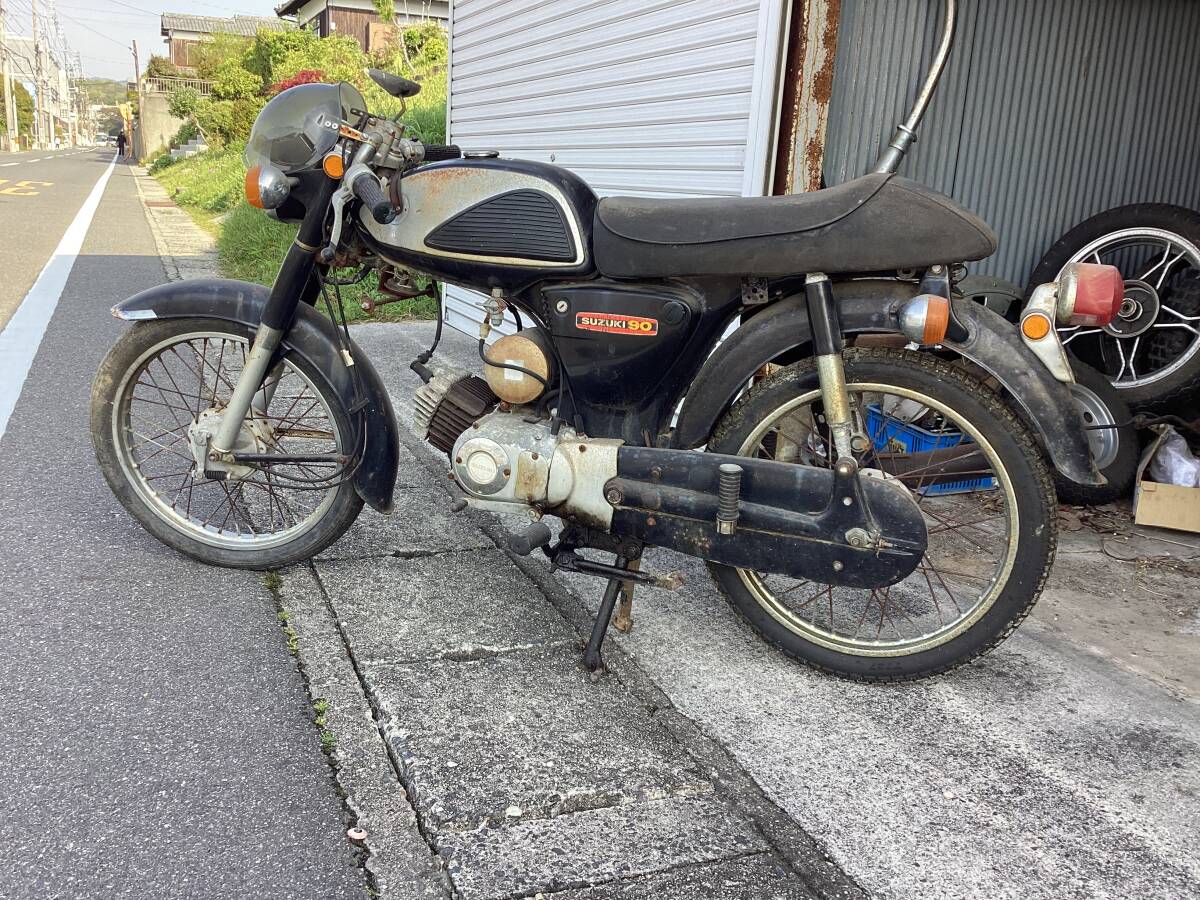 古いスズキK90 改カフェレーサーの画像1