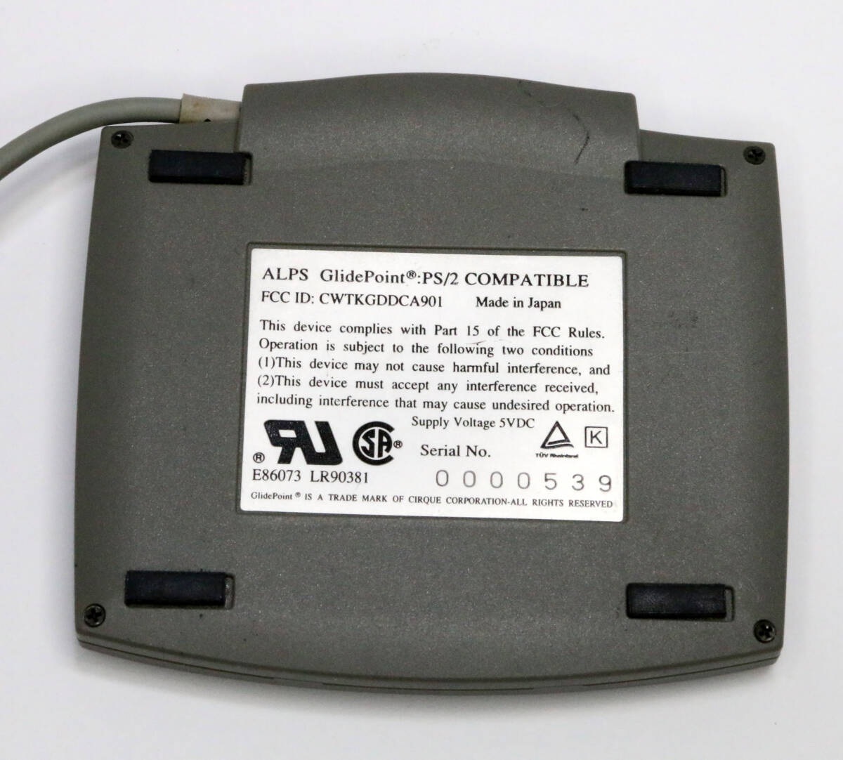 ALPS GLIDEPOINT (タッチパッド) + USB to PS/2 変換ケーブル 中古の画像3