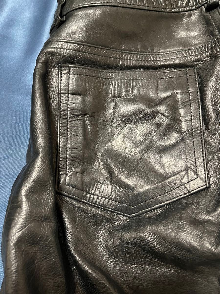 アールジーン Earl Jean レザーパンツ made in the USA 牛革 アールジーン Earl Jean レザーパンツ made in the USA 牛革