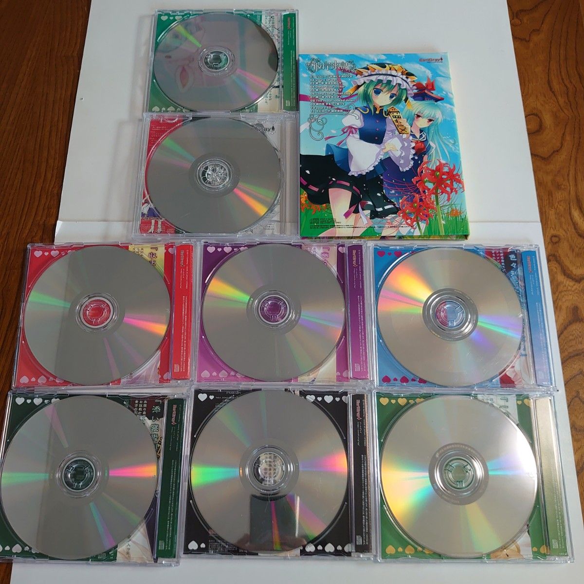 東方CD【アールグレイ】DOKIDOKIディスク+彼岸来話【計9枚・まとめ売り】