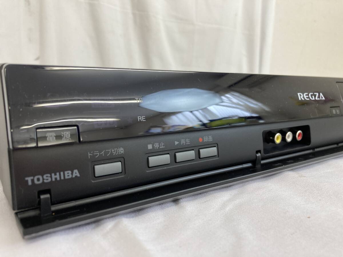 【JN61】(O) 未使用保管品 東芝 TOSHIBA REGZA RD-R100 HDD/DVD ビデオレコーダー シングルチューナー 2011年製 ブラック 通電動作OK_画像5