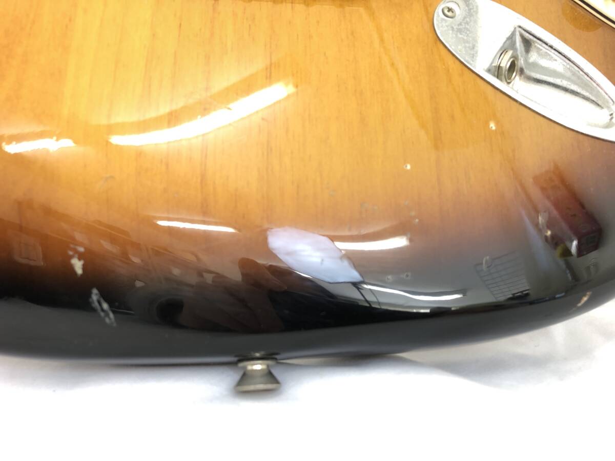 【MO18】(O) Squier スクワイヤー ストライトキャスター STRATO CASTTER エレキギター 弦楽器 音出し通電確認済 中古現状品の画像9