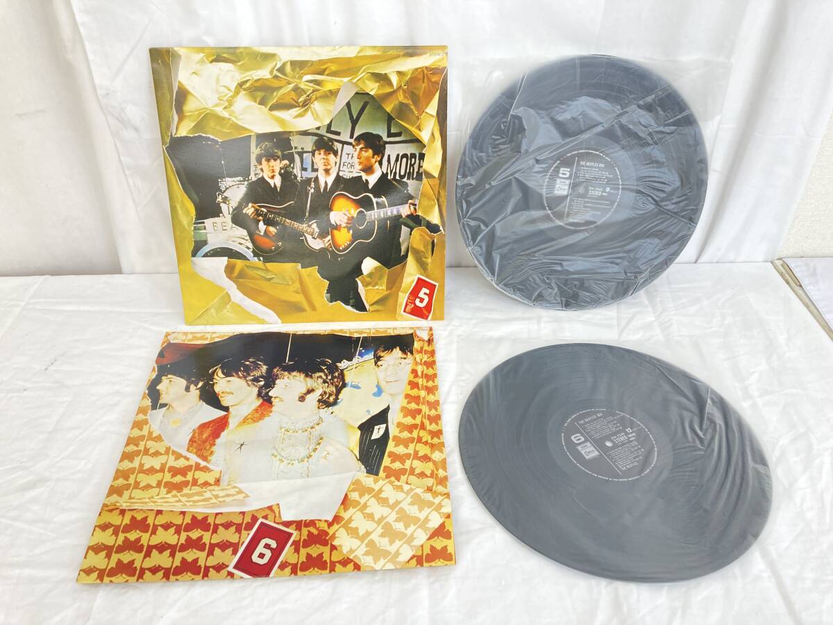 【IE142】(O) 東芝 EMI The Beatles Box From Liverpool ザ・ビートルズ・ボックス 8枚組 8LP LPレコード ジャンク扱い 中古現状品の画像4