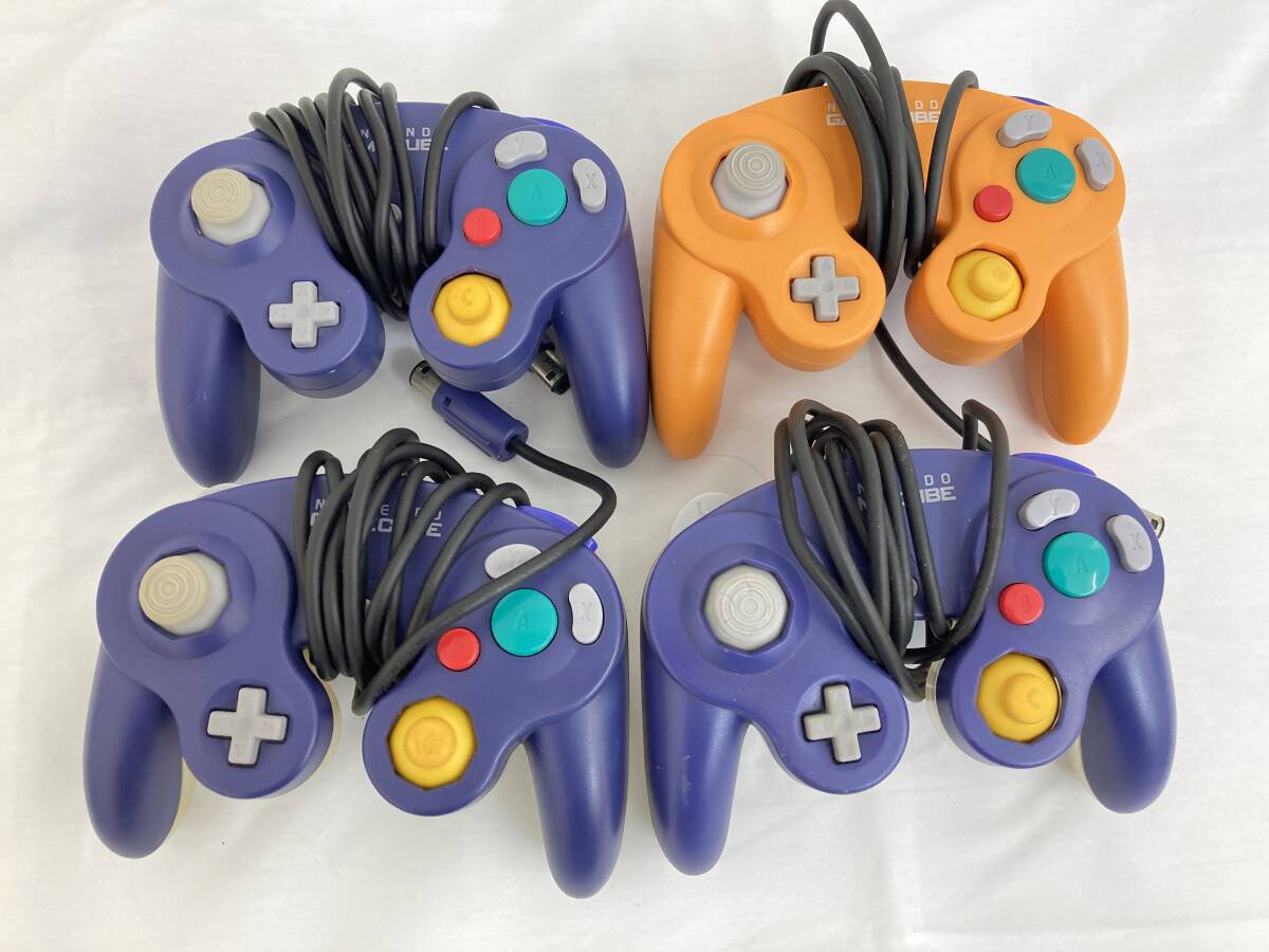 【JN9】(O) 任天堂 GAME CUBE まとめ売り ゲーム機 本体 DOL-001 コントローラー ACアダプター 通電動作未確認 ジャンク扱い 中古現状品の画像7