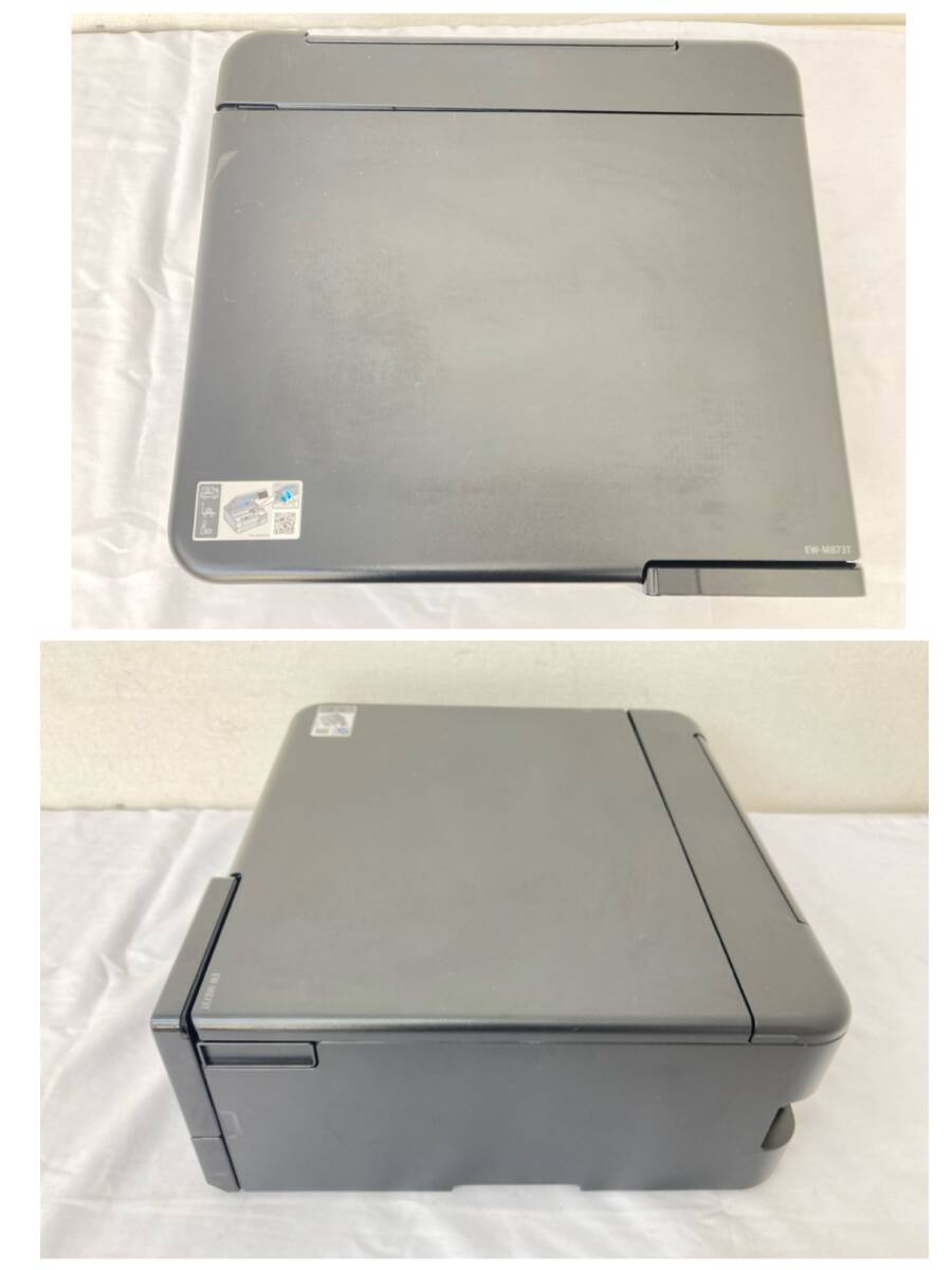 【IE134】(O)EPSON エプソン インクジェット複合機 エコタンク搭載 EW-M873T 2020年製 プリンター 互換コード テスト印刷確認済 中古現状品の画像4