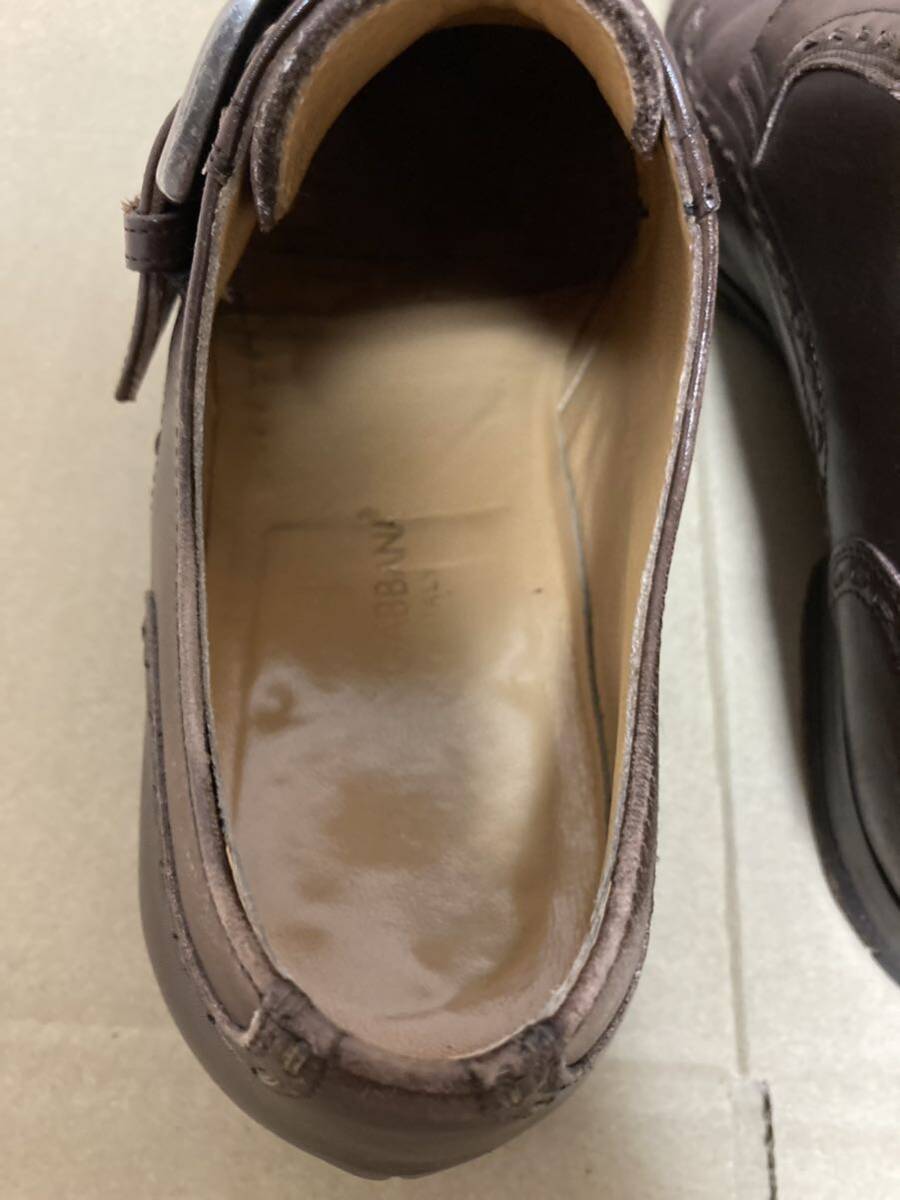 D&G ドルチェアンドガッバーナ DOLCE&GABBANA 革靴 ビジネスシューズ ドレスシューズ レザーシューズ メンズ ブラウン 26.5cm 27cmの画像10