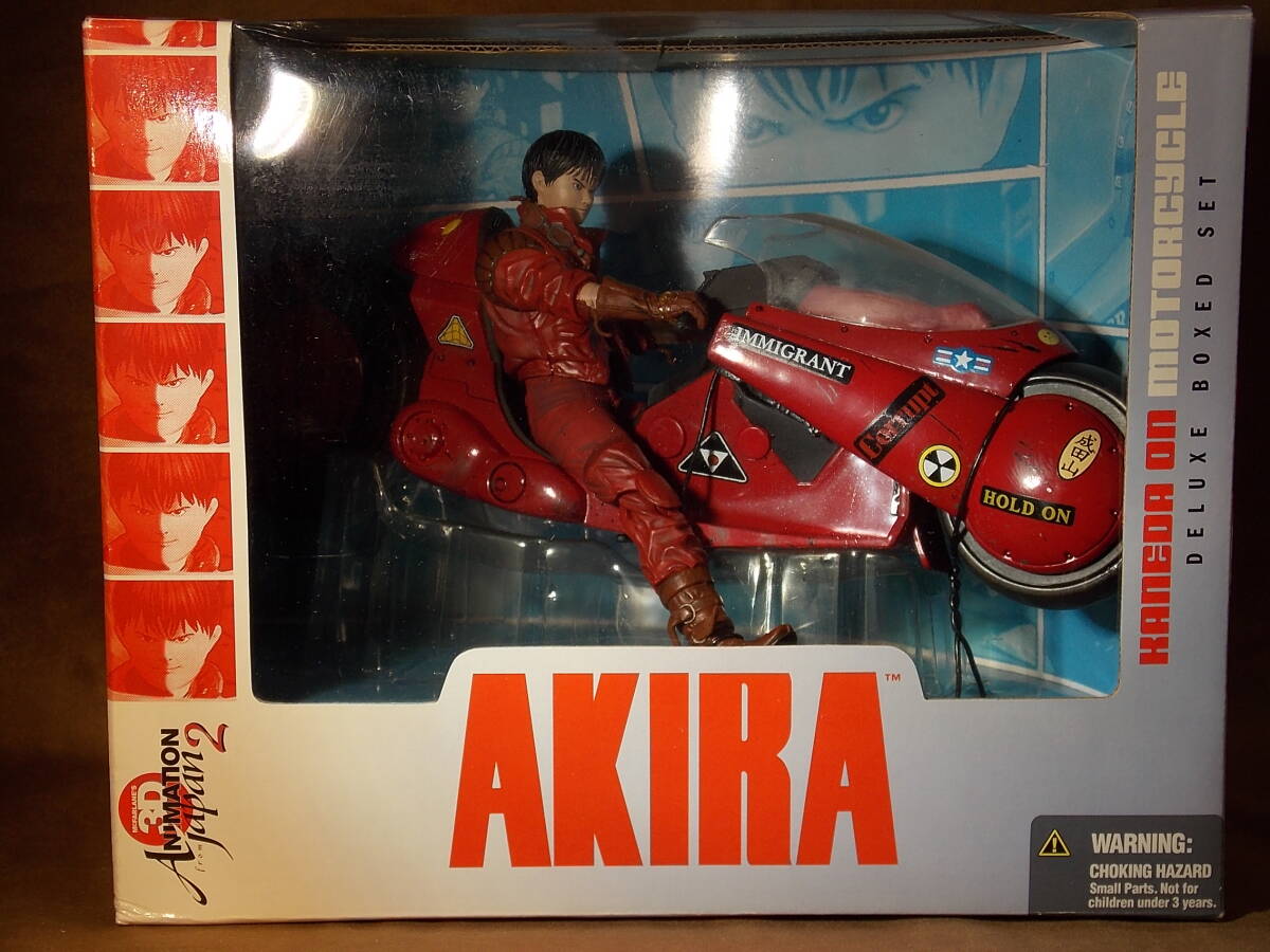 【新品未開封】マクファーレントイズ アキラ AKIRA 金田のバイク KANEDA ON MOTERCYCLE DELUXE BOXED SETフィギュア McFARLANEの画像8