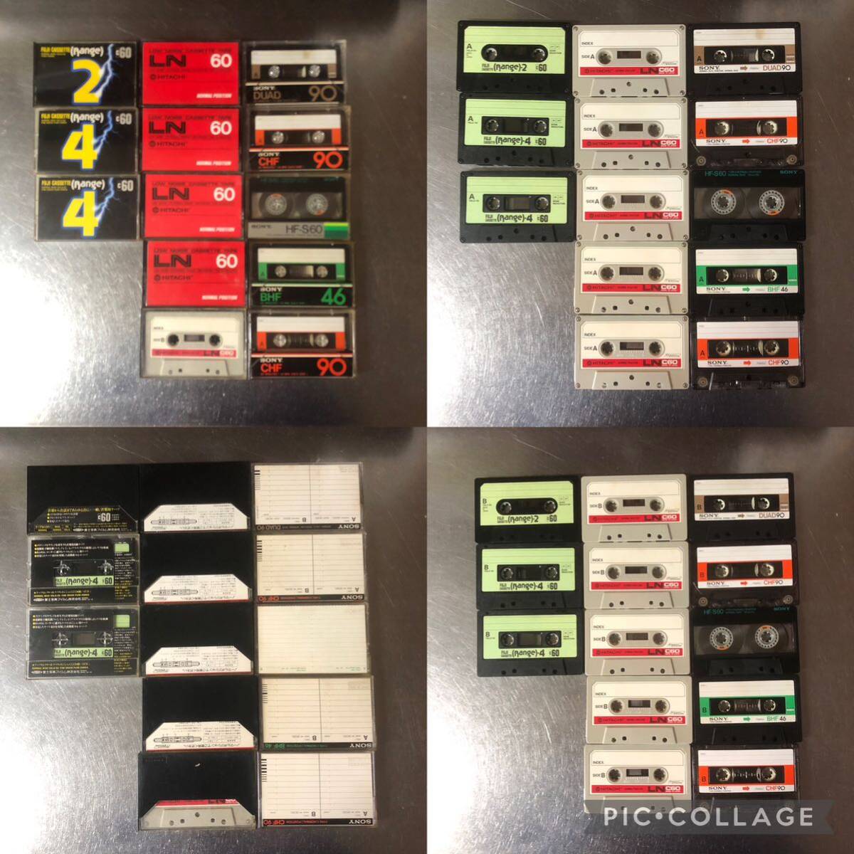 カセットテープ ノーマルテープ 52本セット maxell HITACHI FUJI SONY などの画像3