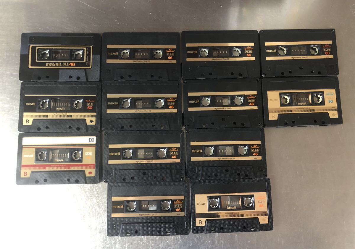カセットテープ　ハイポジ　13本セット ・maxell XLⅡ 46 ・XLⅡ 60 ・UDⅡ 46 ・XLⅡ-S 46 ・XLⅡ-S 60 ・XLⅡ-S 90_画像5