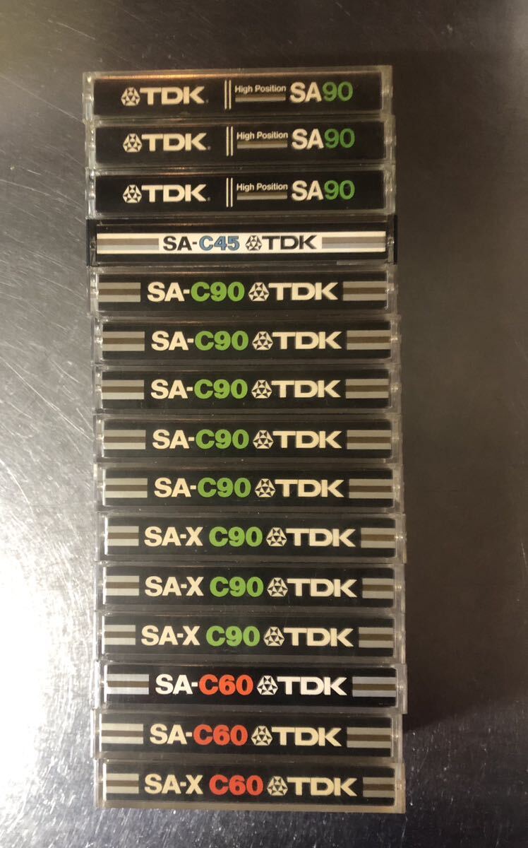 カセットテープ TDK ハイポジx15本セット の画像1