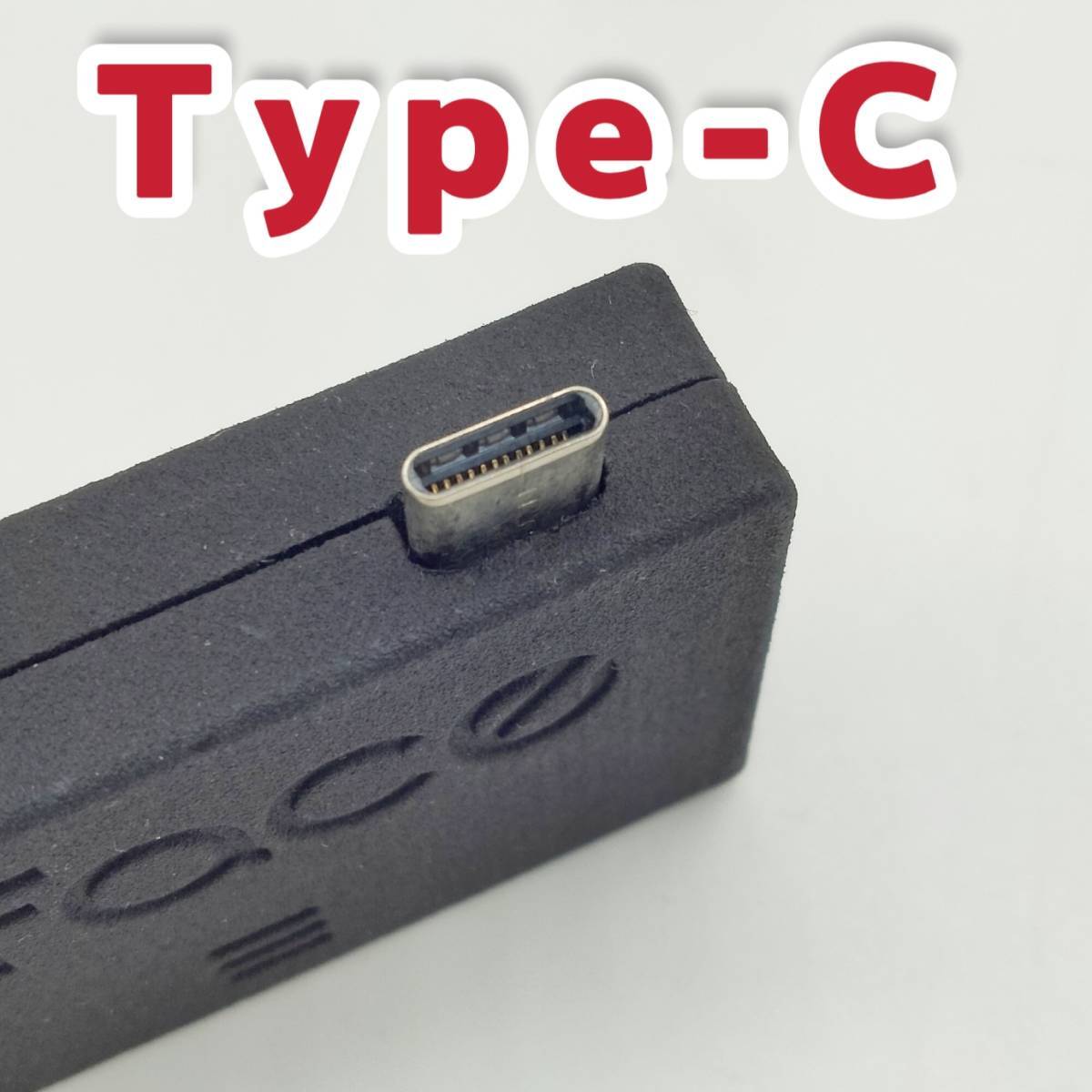 Type-C【右側】外付けマイク USBハブ付き１個 簡単接続 電話 PCマイク_画像2