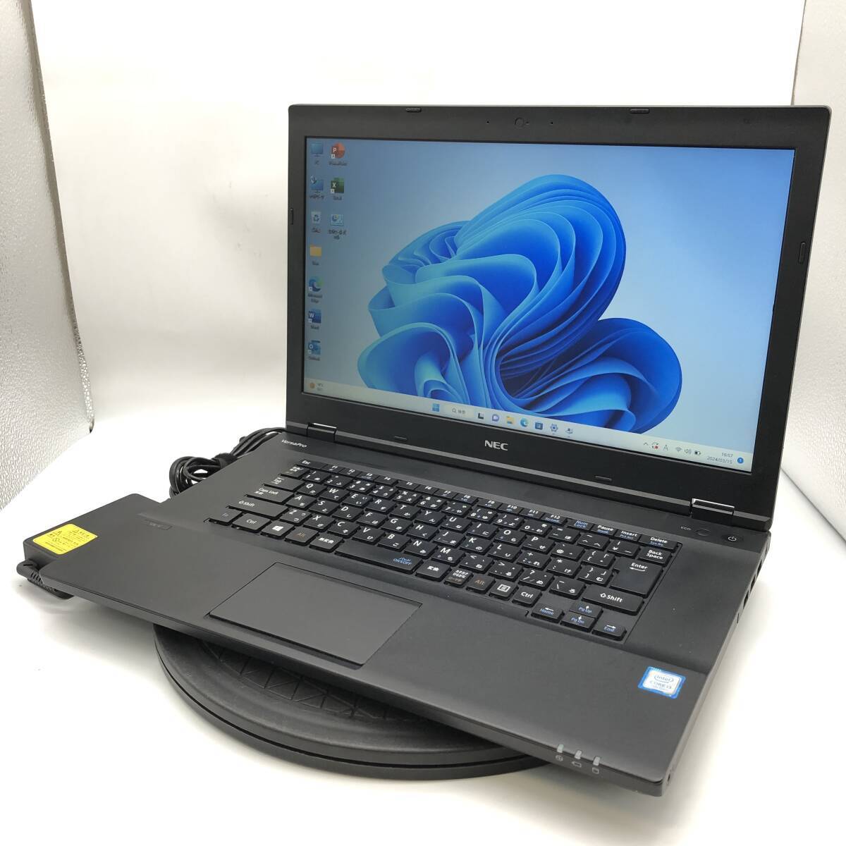 【処分特価】NEC VersaPro PC-VK24LAAGV CPU 第7世代 Core i3-7100U RAM8GB SSD256GB 15.6型 Windows11 Office付 中古 PC ノートパソコン 5の画像1