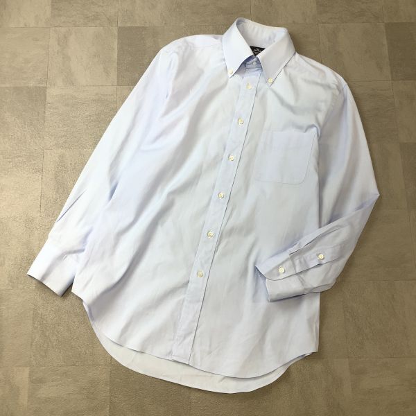 Maker’s Shirt メーカーズシャツ 鎌倉シャツ 400MADISON ボタンダウンシャツ 長袖シャツ メンズ ライトブルー 40-81 15 3/4 -32の画像1