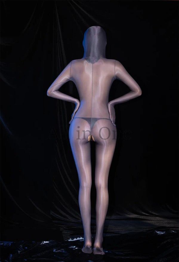 116-49-30 с капюшоном . все тело прозрачный костюмированная игра открытый черный chi[ серый,F размер ] sexy костюм e Rolland Jerry.2