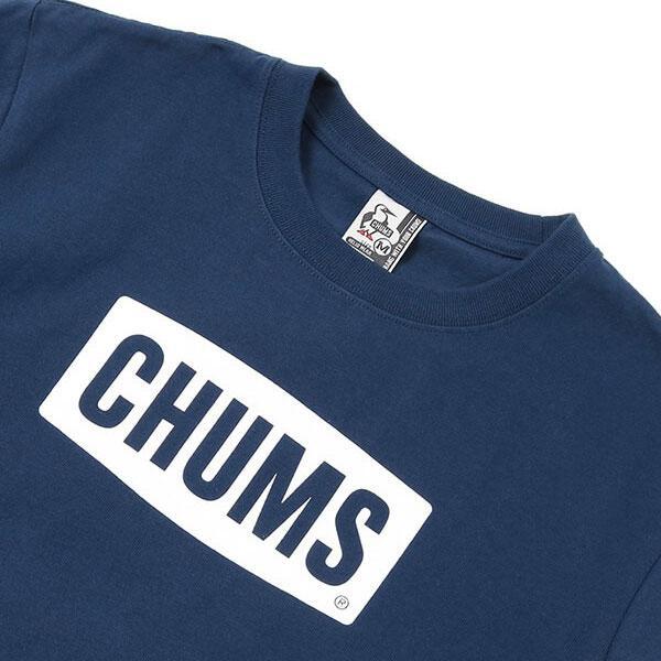 チャムス Tシャツ メンズ CHUMS CH01-2277 Lサイズ_ネイビー/ホワイト(N034)_画像6