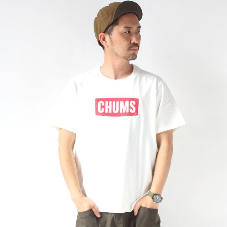チャムス Tシャツ メンズ CHUMS CH01-2277 Lサイズ_ネイビー/ホワイト(N034)_画像5