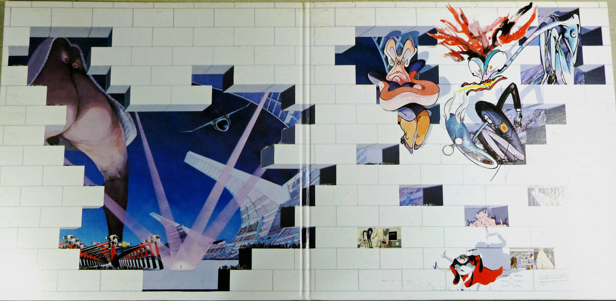 JPN original the first times with belt high p sticker attaching 2LP Pink Floyd pink floyd The Wall The wall CBS SONY 40AP 1750-1 1979 year departure table 