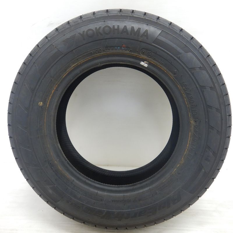 中古タイヤ 165/80r13 94/93N タイヤ YOKOHAMA BluEarth-Van RY55 1本 単品 ADバン プロボックス サクシード 中古 13インチ_画像2