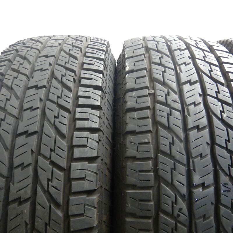 中古タイヤ 315/75r16 127/124R タイヤ YOKOHAMA GEOLANDAR A/T G015 4本セット ランクル ハイラックス パジェロ 中古 16インチ_画像3