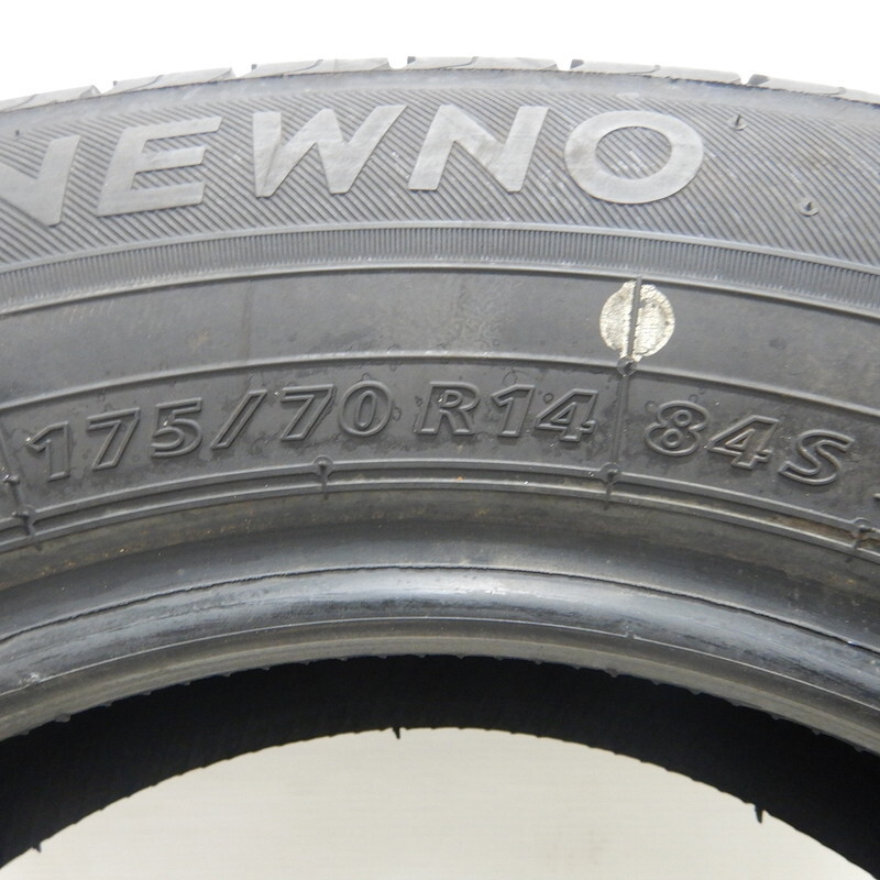 中古タイヤ 175/70r14 タイヤ BRIDGESTONE NEWNO 1本 単品 ヤリス カローラ シエンタ ヴィッツ 中古 14インチ_画像4