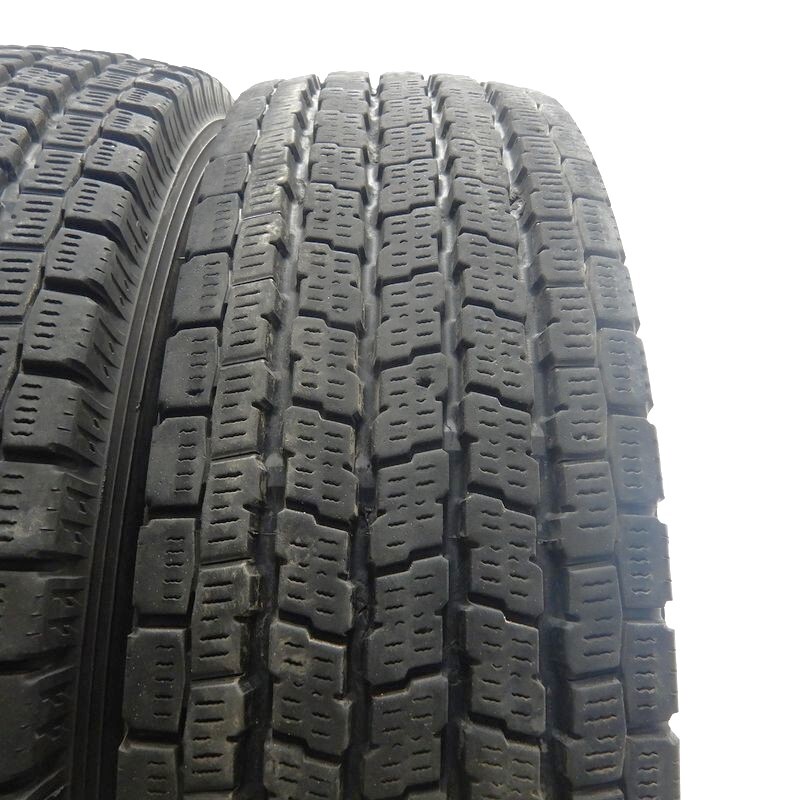 中古タイヤ 175/75R15 103/101L ヨコハマ アイスガードアイジー91 スタッドレスタイヤ 2本セット エルフ 中古 15インチ_画像3