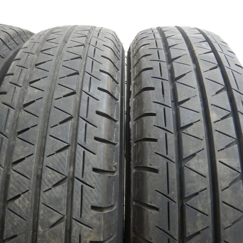 中古タイヤ 165/80r13 90/88N タイヤ ヨコハマ ブルーアースバン RY55 4本セット ADバン プロボックス サクシード 中古 13インチ_画像4