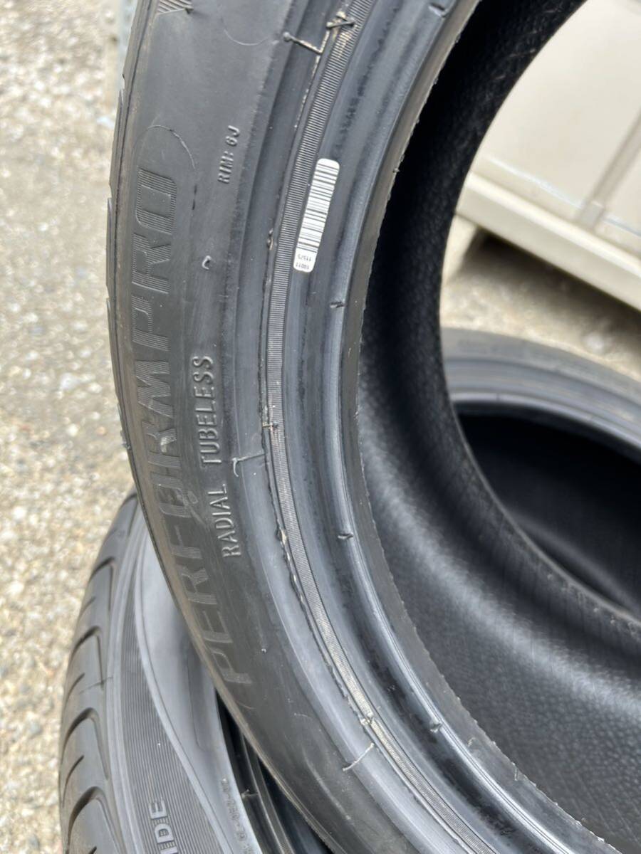 195/50R15 タイヤ2本セット 未走行 展示車両外し 中古扱いの画像4