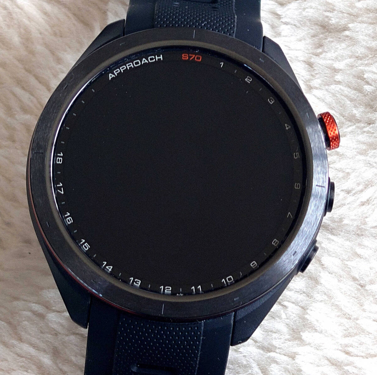 ☆　美品　GARMIN APPROACH S70 47mm BLACK ☆_画像3