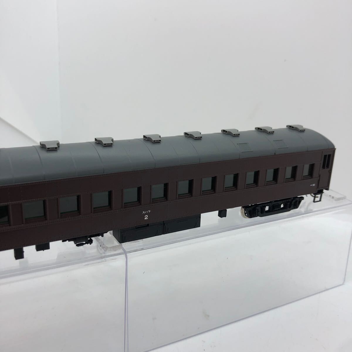 HOゲージ スハフ2 鉄道模型 旧型客車 メーカー不明 茶色 1円〜の画像6