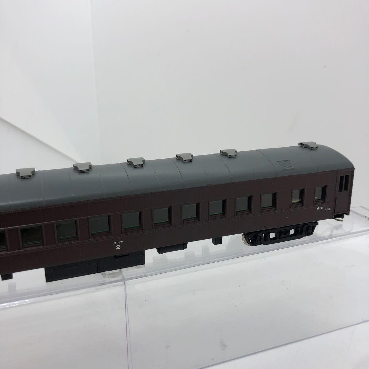 HOゲージ スハフ2 鉄道模型 旧型客車 メーカー不明 茶色 1円〜の画像3