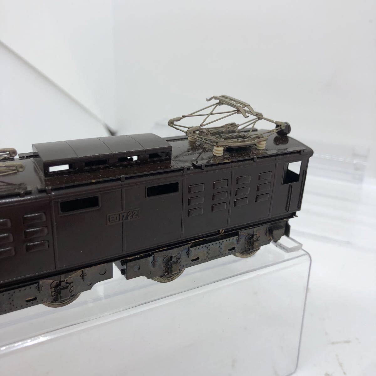 メーカー不明 ED17 電気機関車 HOゲージ 鉄道模型 動作不動 ジャンク 1円〜の画像5